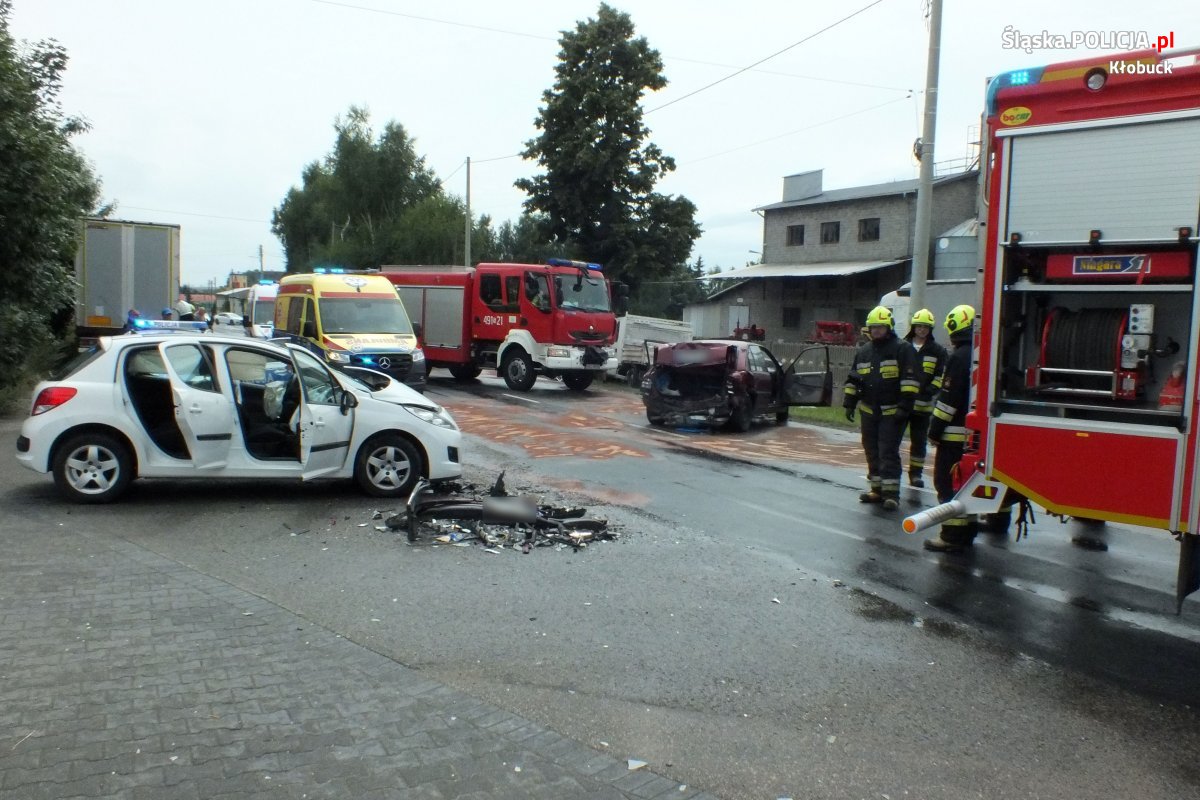 Groźny wypadek w Kamyku Są ranni wCzestochowie pl Twoja gazeta w