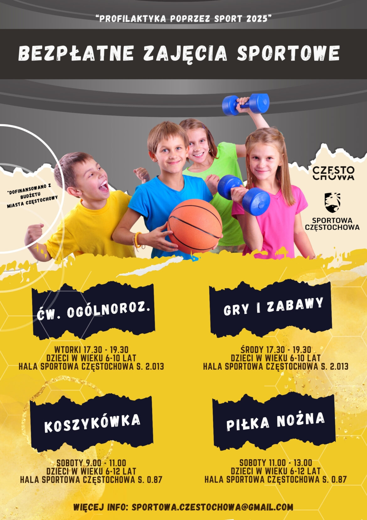 PROFILAKTYKA POPRZEZ SPORT 2025 (Plakat)
